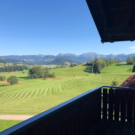 Panoramablick Appartement Stiefenhofen Buitenkant foto